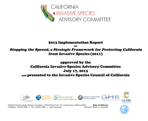 Image of 2013 Implementation Report Cover