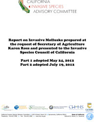Image of Report Cover for Invasive Mollusks