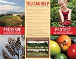Here's how you can help protect California's bounty. (TriFold Brochure)